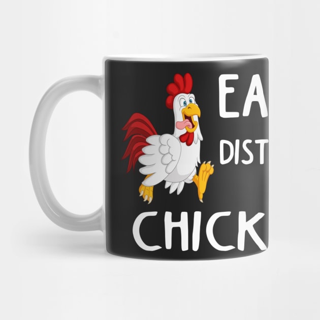 Funny Easily Distracted By Chickens gift for girlfriend, boyfiend, wife husband, son, daughter. by Goods-by-Jojo